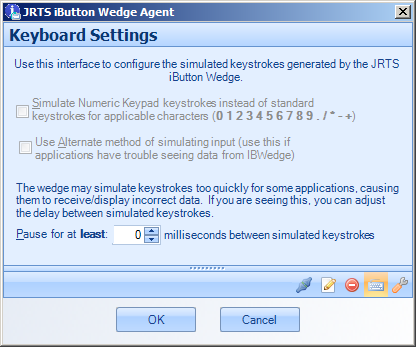 IBWedge Agent - Keyboard Settings