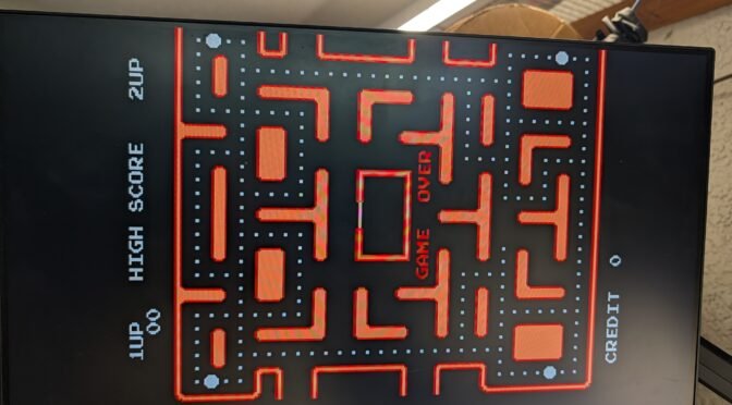 Ms. Pac-Man with no “Sprites” (Ghosts, Ms. Pac-Man)